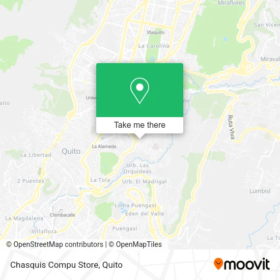 Chasquis Compu Store map