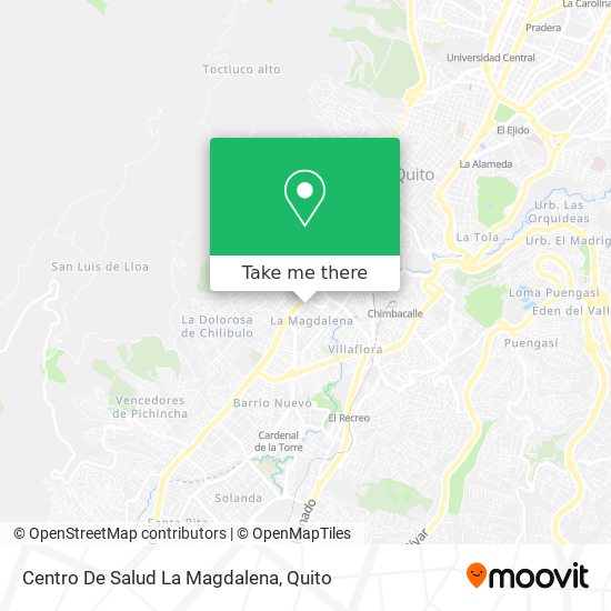 Mapa de Centro De Salud La Magdalena
