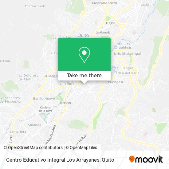 Mapa de Centro Educativo Integral Los Arrayanes
