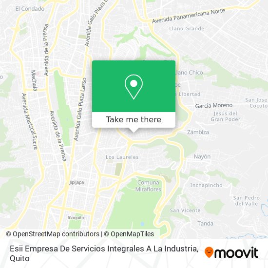 Mapa de Esii Empresa De Servicios Integrales A La Industria