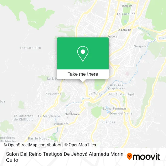 Mapa de Salon Del Reino Testigos De Jehová Alameda Marin