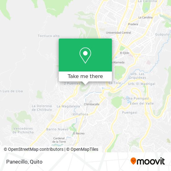 Panecillo map