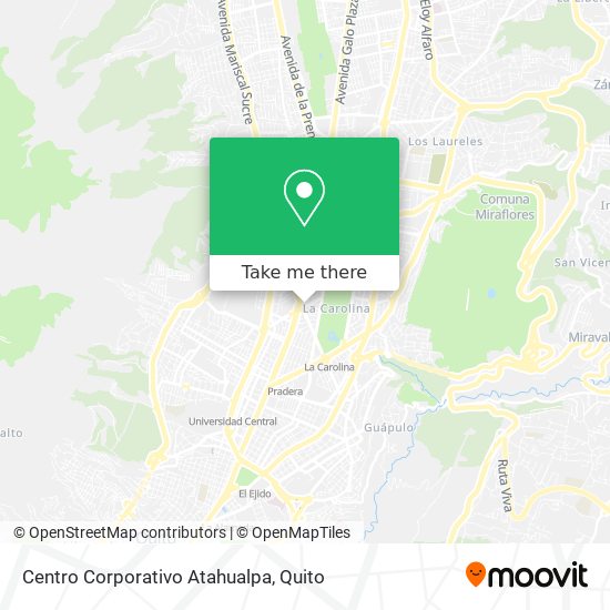 Mapa de Centro Corporativo Atahualpa