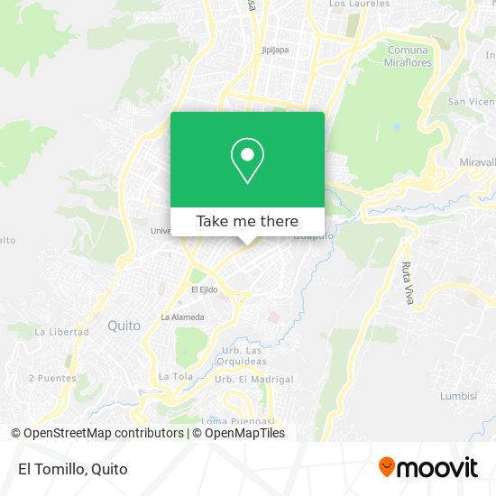 El Tomillo map