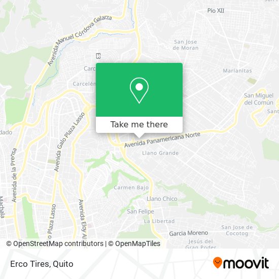 Erco Tires map