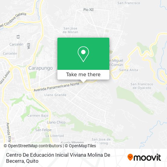 Mapa de Centro De Educación Inicial Viviana Molina De Becerra
