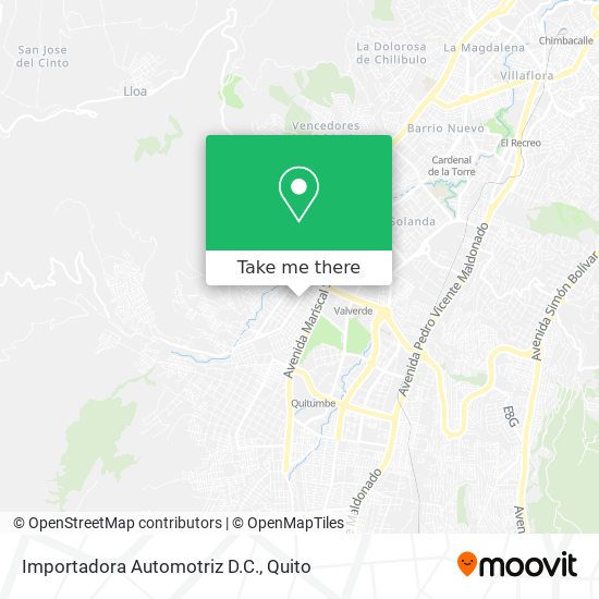Importadora Automotriz D.C. map