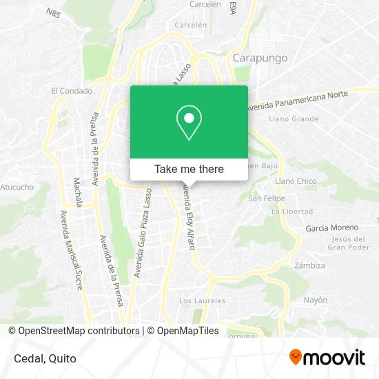Cedal map
