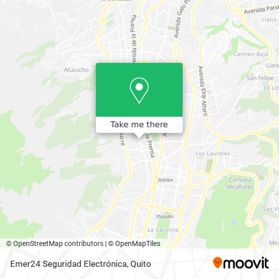 Emer24 Seguridad Electrónica map