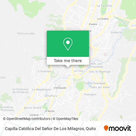 Mapa de Capilla Católica Del Señor De Los Milagros
