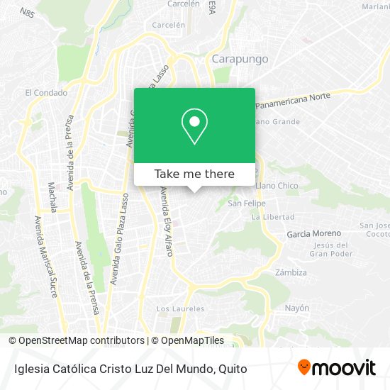 Mapa de Iglesia Católica Cristo Luz Del Mundo