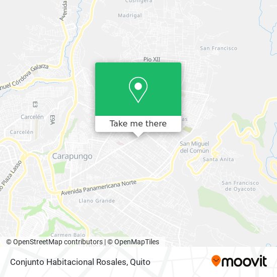 Mapa de Conjunto Habitacional Rosales