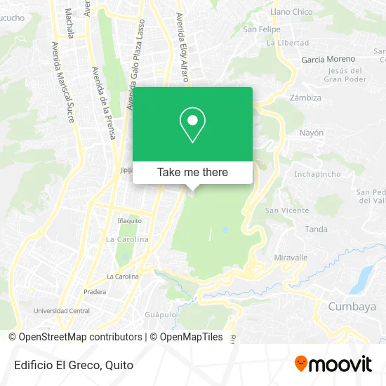 Edificio El Greco map