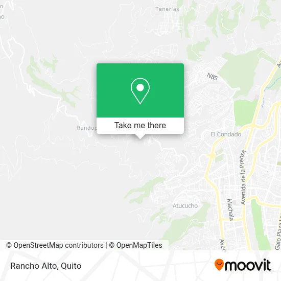 Rancho Alto map