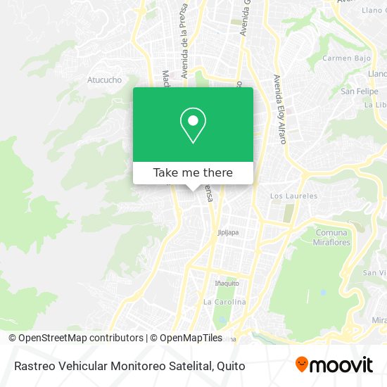 Mapa de Rastreo Vehicular Monitoreo Satelital