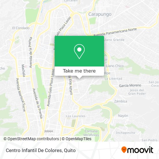 Mapa de Centro Infantil De Colores