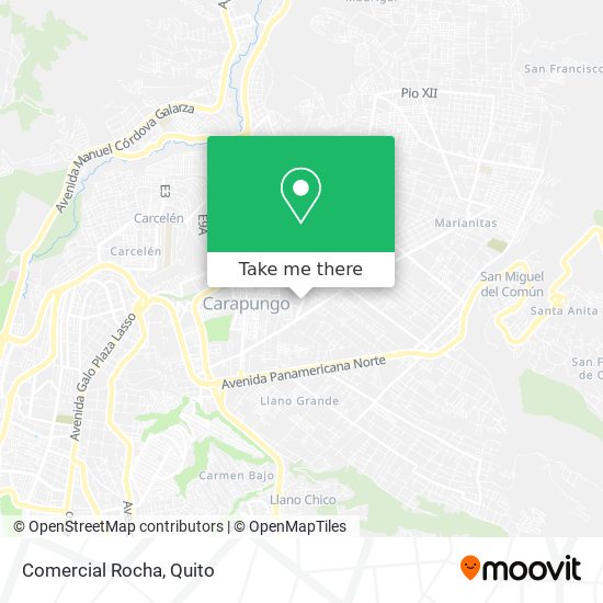 Mapa de Comercial Rocha