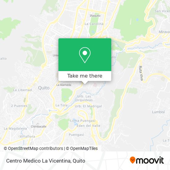 Centro Medico La Vicentina map