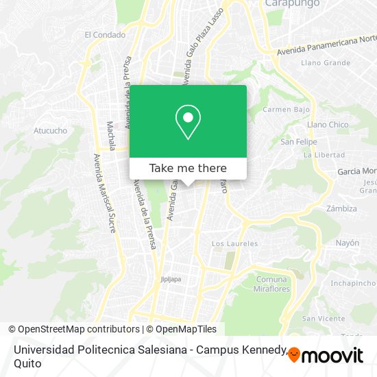 Universidad Politecnica Salesiana - Campus Kennedy map