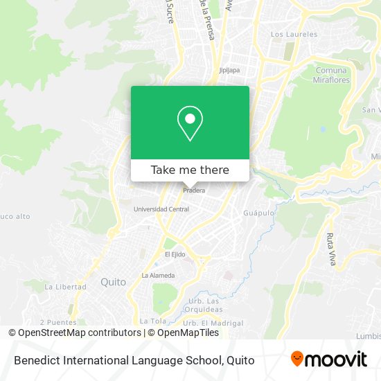 Benedict International Language School map