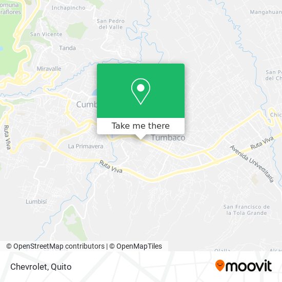 Chevrolet map