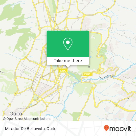 Mapa de Mirador De Bellavista