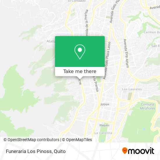 Funeraria Los Pinoss map