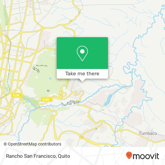 Rancho San Francisco map