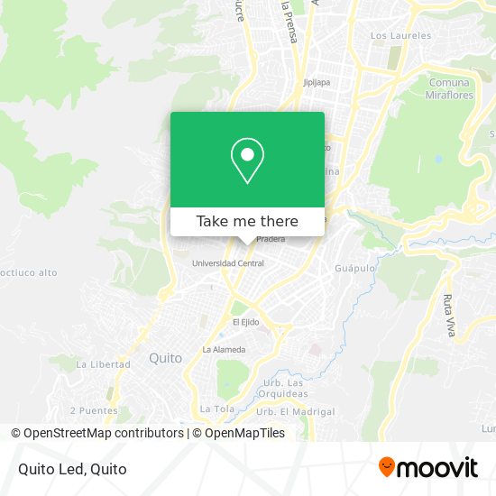 Quito Led map