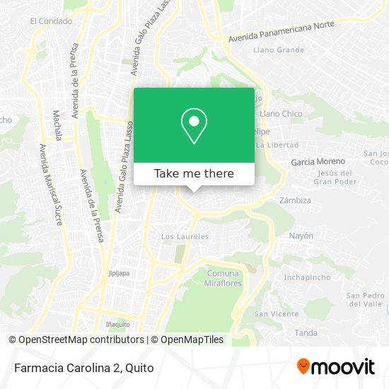 Mapa de Farmacia Carolina 2