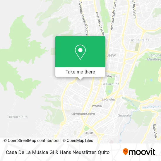 Mapa de Casa De La Música Gi & Hans Neustätter