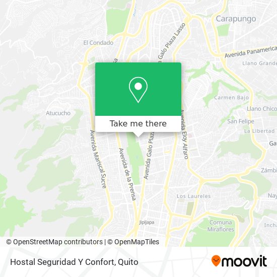 Hostal Seguridad Y Confort map