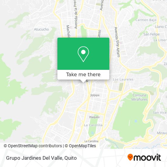Mapa de Grupo Jardines Del Valle
