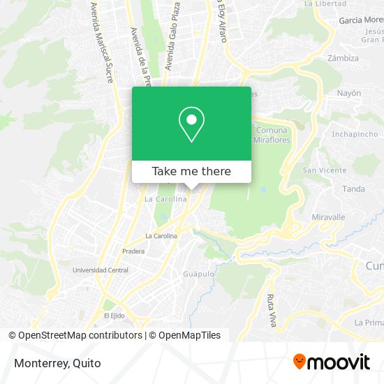 Monterrey map