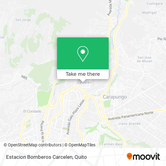 Estacion Bomberos Carcelen map