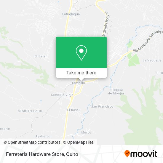 Mapa de Ferretería Hardware Store