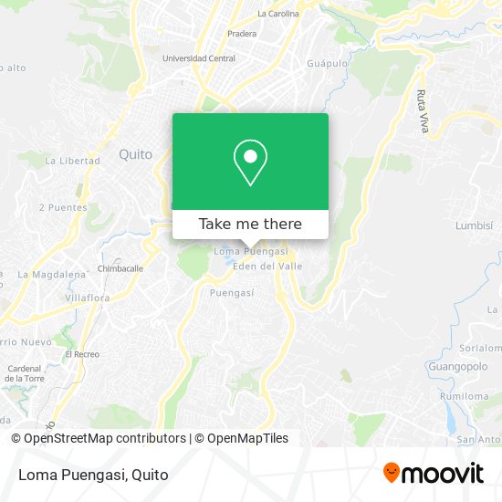 Mapa de Loma Puengasi