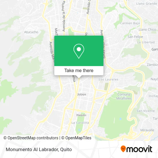 Monumento Al Labrador map