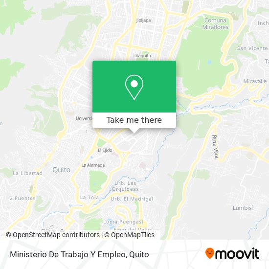 Ministerio De Trabajo Y Empleo map