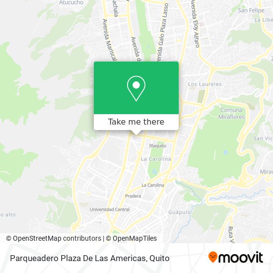 Plaza Las Americas Map How To Get To Parqueadero Plaza De Las Americas In Quito By Bus?