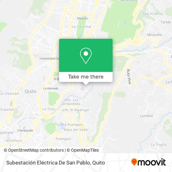Subestación Eléctrica De San Pablo map