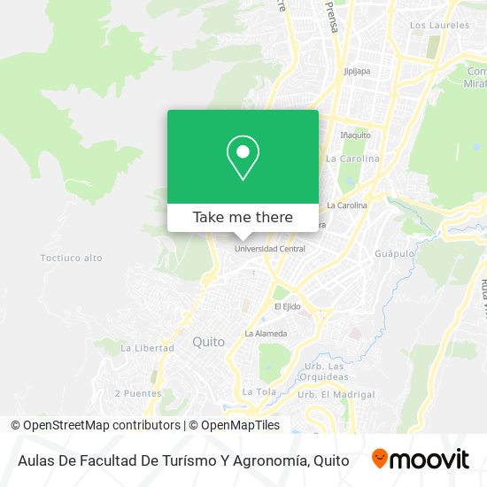 Aulas De Facultad De Turísmo Y Agronomía map