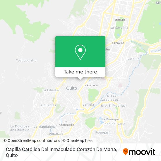Capilla Católica Del Inmaculado Corazón De María map