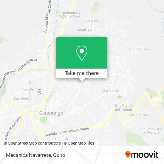 Mecanica Navarrete map