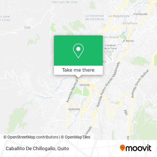 Caballito De Chillogallo map