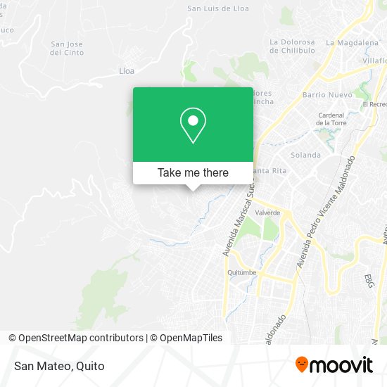 San Mateo map