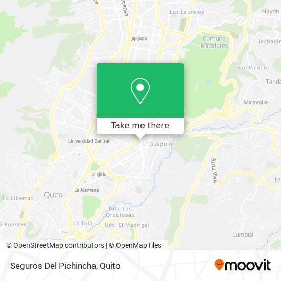 Mapa de Seguros Del Pichincha