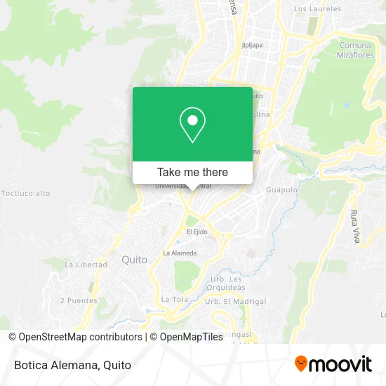 Mapa de Botica Alemana