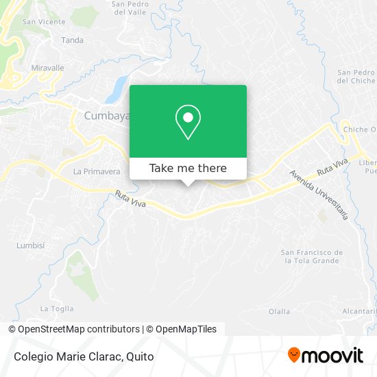 Colegio Marie Clarac map