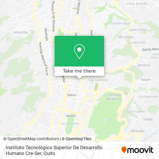 Instituto Tecnológico Superior De Desarrollo Humano Cre-Ser map
